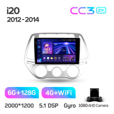 Magazynofon Teyes CC3 6+128 GB Hyundai i20 2.0 2012–2014, 9