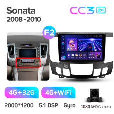 Android head unit Teyes CC3 4+32 Gb Hyundai Sonata NF 2008-2010 (F2) 9" 2k
