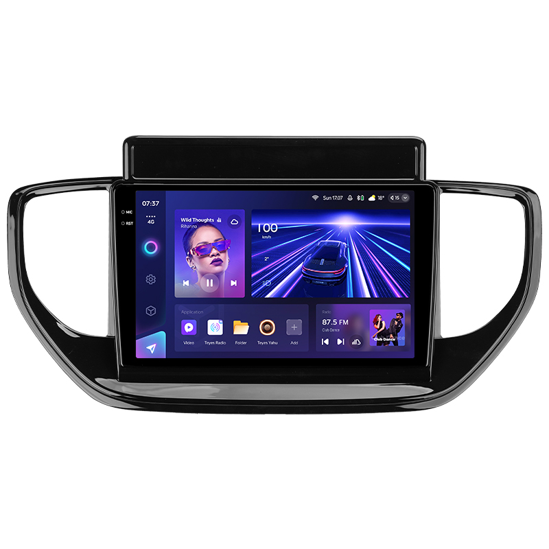 Android head unit Teyes CC3 6+128 Gb with 360° surround view° Hyundai Solaris 2 II 2020-2021 9" 2k