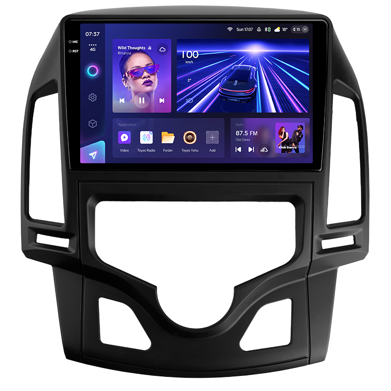 Stacja głośnikowa Teyes CC3 6+128 GB z panoramicznym wyświetlaczem 360° do Hyundai i30 1 FD (2007–2012, F2), 9