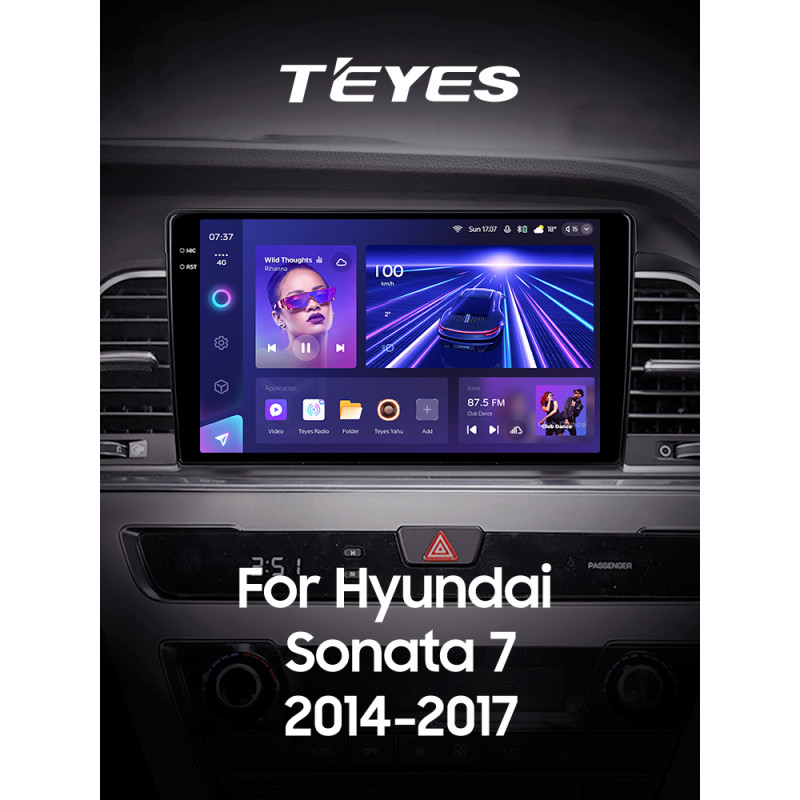 Stamm-Magazinanlage Teyes CC3 6+128 GB mit 360°-Rundumsichtkamera für Hyundai Sonata 7 LF (2014–2017, B) 9