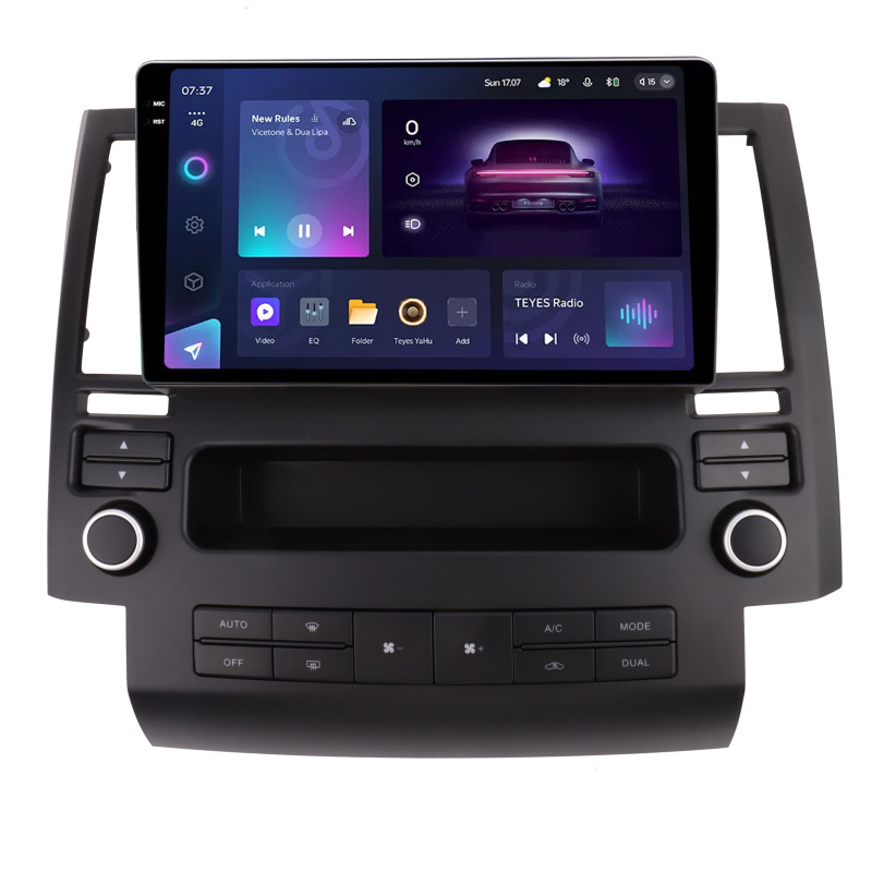 Oryginalna magnetofon Teyes CC3 4+32 GB Infiniti FX35 2002–2006 czarny, 9 cali, 2K (L3)