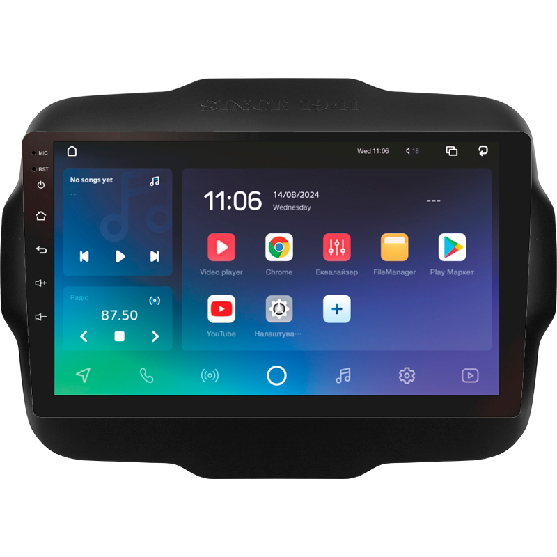 Android head unit SIGMA PRO 9432 ANDROID 10 4+32 Gb 4G DSP Jeep Renegade 2014-2018 9"