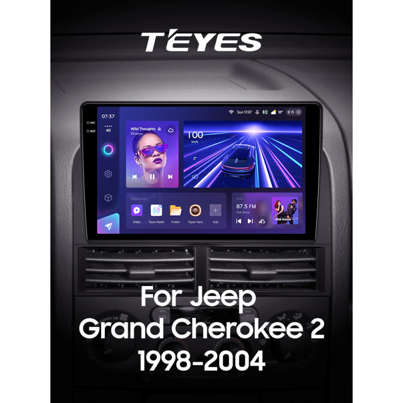Štátní magnetofon Teyes CC3 4+64 GB Jeep Grand Cherokee II WJ (1 DIN) 1998–2004 (CAN BUS) 9