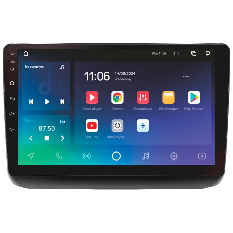 Android head unit SIGMA PRO 9432 ANDROID 10 4+32 Gb 4G DSP Jeep Grand Cherokee WK2 2013-2020 (F1) 9" (L1)