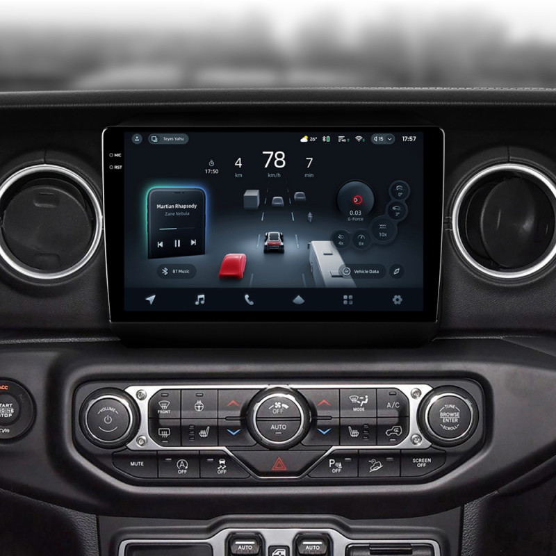 Android head unit Teyes CC4 Pro 12+256 Gb Jeep Wrangler 4 JL 2018-2019 9" 2k (L1)