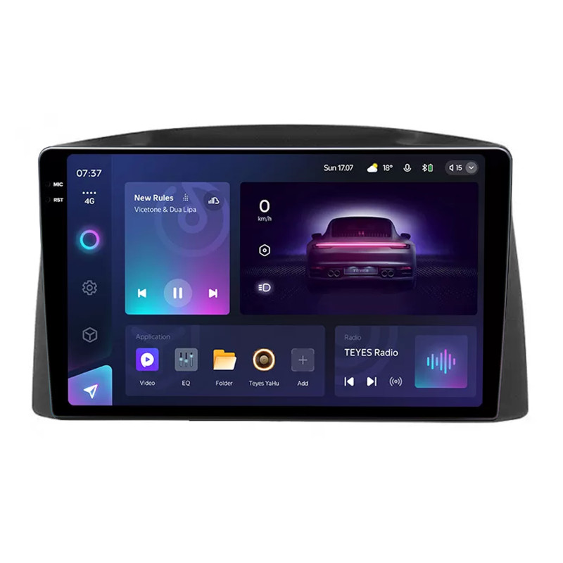 Android head unit Teyes CC3 6+128 Gb with 360° surround view° Jeep Grand Cherokee 2004-2007 10" 2k