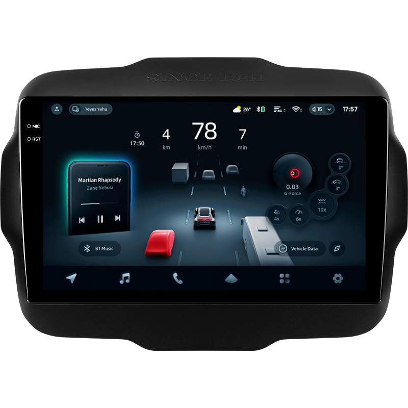 Odtwarzacz multimedialny Teyes CC4 Pro 12+256 GB do Jeep Renegade 2014–2018, 9