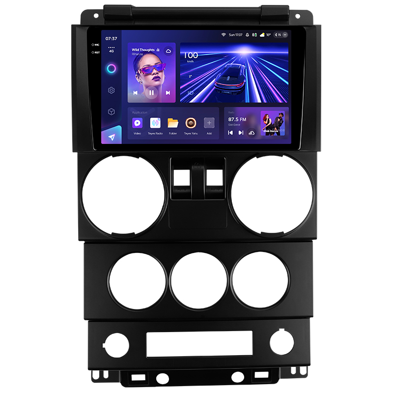 Android head unit Teyes CC3 4+32 Gb Jeep Wrangler 3 JK (F1) 2008-2010 9" 2k (L1)