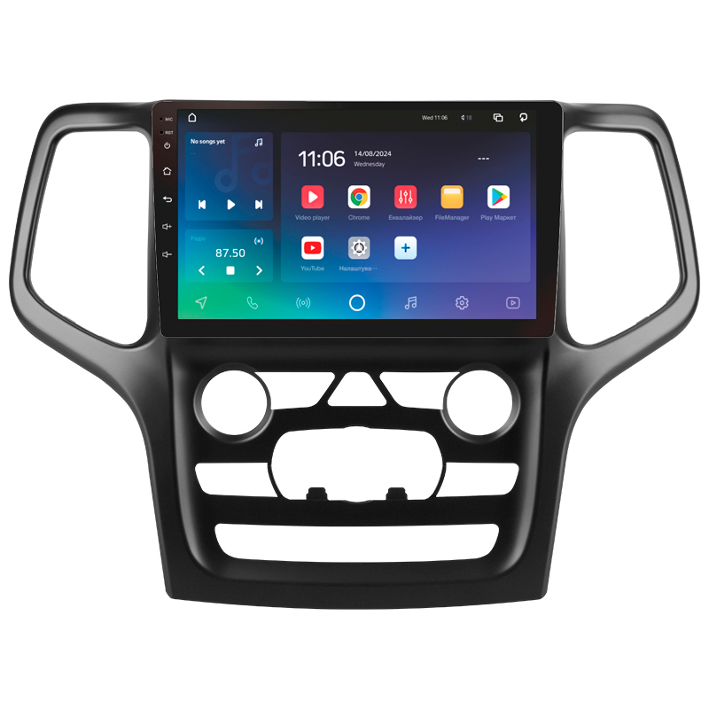 Android head unit SIGMA X9432 ANDROID 10 4+32 Gb 4G DSP Jeep Grand Cherokee WK2 2013-2020 (F2) 9" (L1)