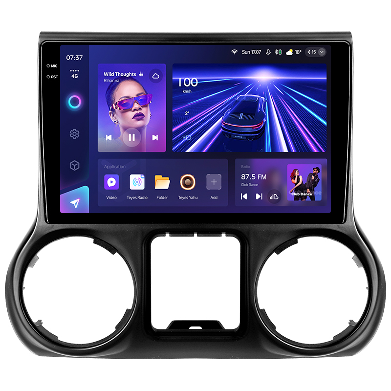 Android head unit Teyes CC3 4+64 Gb Jeep Wrangler 3 JK 2010-2017 (L14) 10" 2k (L1)