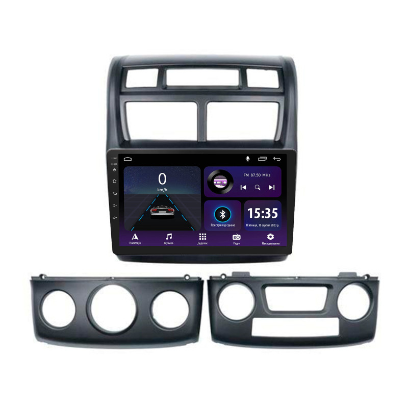 Magnetófono de a bordo SIGMA E9232 ANDROID 10 2+32 GB para Kia Sportage 2 (2004-2010), negro, 9