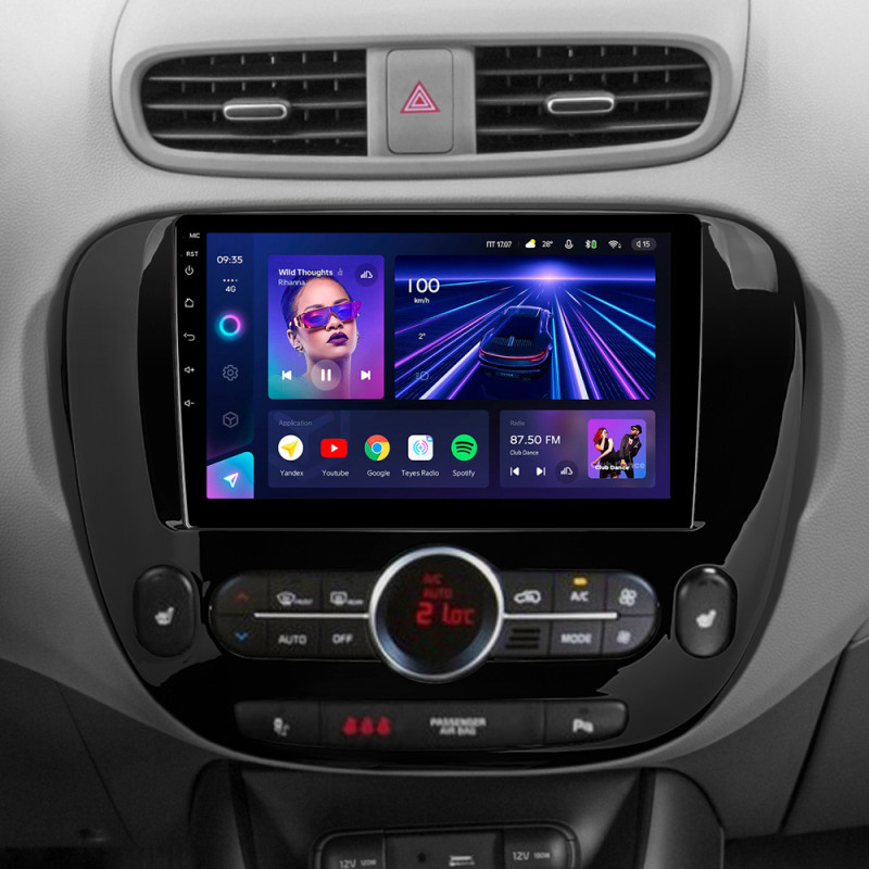 Autorradio de fábrica Teyes CC3 4+32 GB para Kia Soul 2 PS (2013-2019) (A) 9