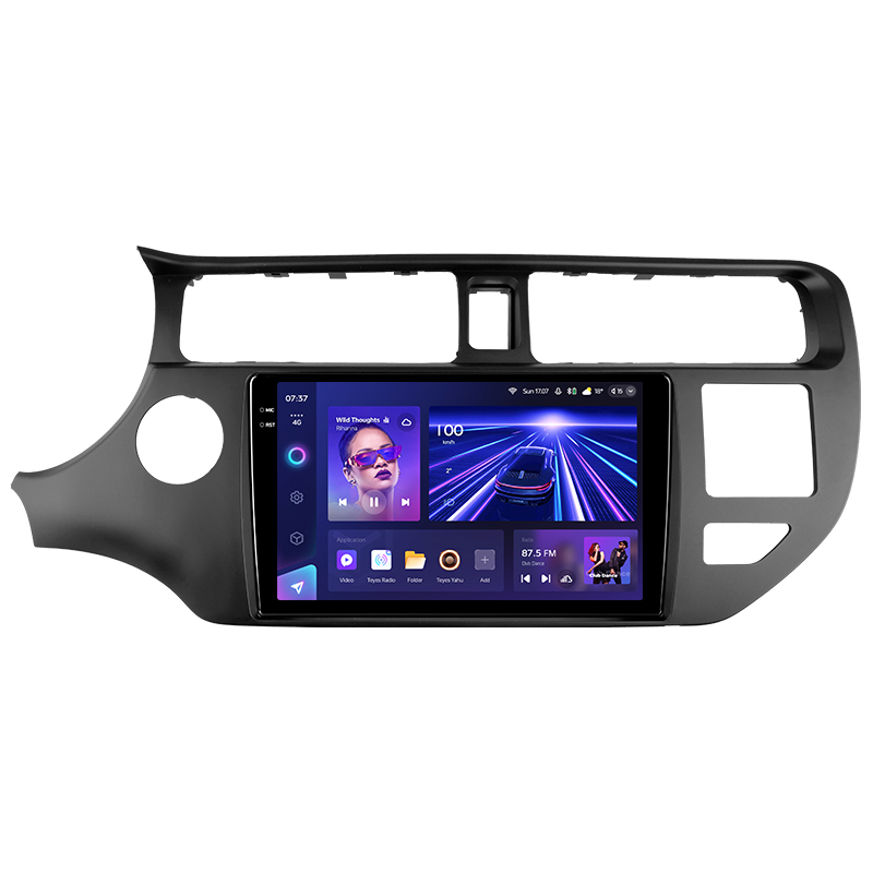 Fest eingebaute Magnetola Teyes CC3 6+128 GB für Kia Rio 4 K3 (2011–2015), 9 Zoll, 2K.