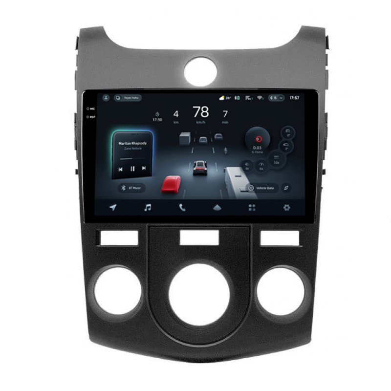 Magnetófono de fábrica Teyes CC4 Pro 8+128 GB para Kia Cerato Forte 2009-2017 (AT, AC, Negro, 9