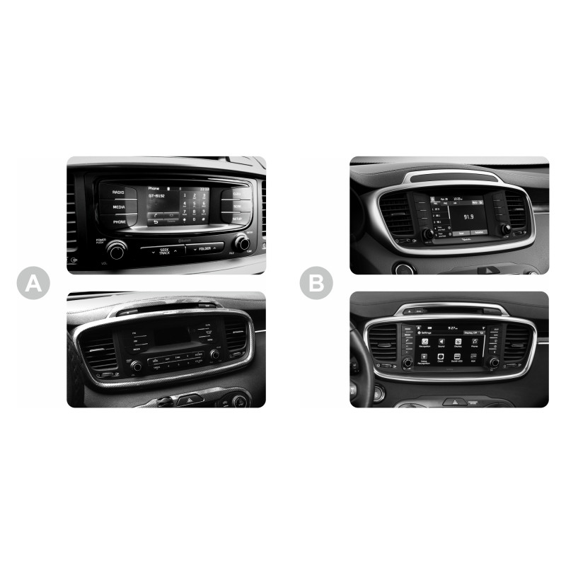 Android head unit SIGMA E10232 ANDROID 10 2+32 Gb Kia Sorento 3 2014-2017 (B) 10"