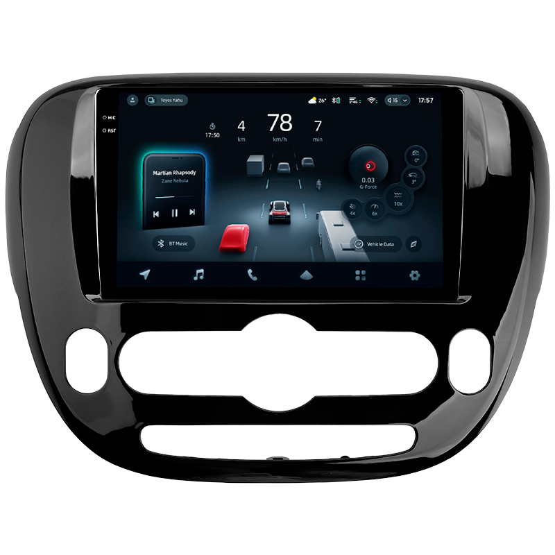 Android head unit Teyes CC4 Pro 12+256 Gb Kia Soul 2 PS 2013-2019 (A) 9" 2k