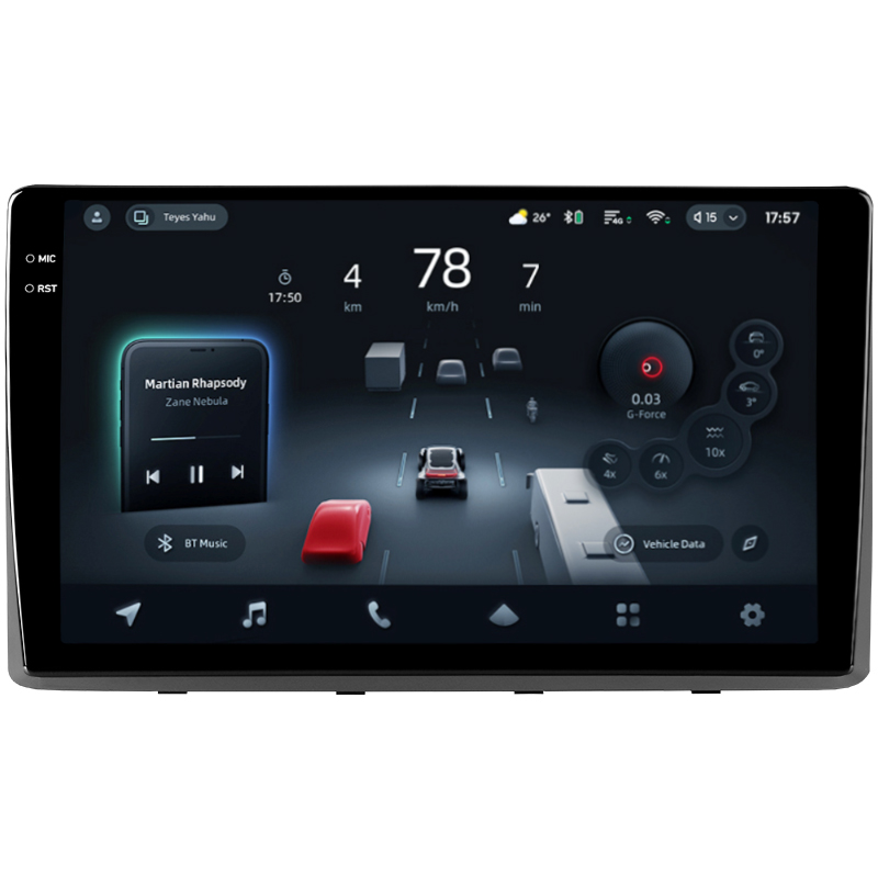 Android head unit Teyes CC4 Pro 12+256 Gb Kia Carnival 3 YP (F1) 2014-2021 (B) 9" 2k