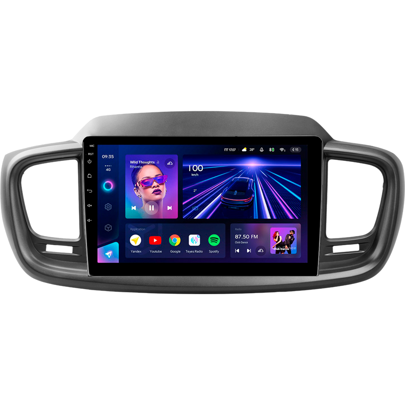 Štátní magnetofon Teyes CC3 4+32 GB pro Kia Sorento 3 (2014–2017, verze B), 10