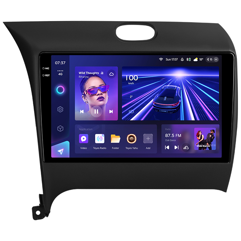 Android head unit Teyes CC3 6+128 Gb with 360° surround view° Kia Cerato 3 YD 2013-2017 (F1) (C) 9" 2k