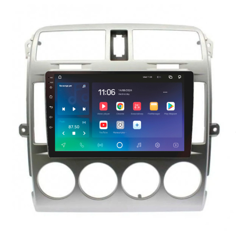 Android head unit SIGMA PRO 9464 ANDROID 10 4+64 Gb 4G DSP Kia CARNIVAL 2002-2008 Sliver 9"