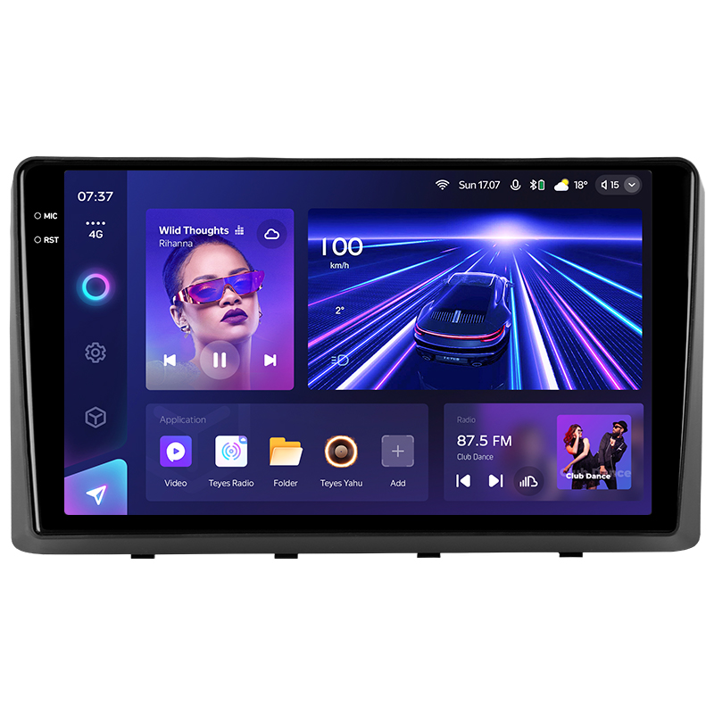 Android head unit Teyes CC3 4+32 Gb Kia Carnival 3 YP (F1) 2014-2021 (B) 9" 2k