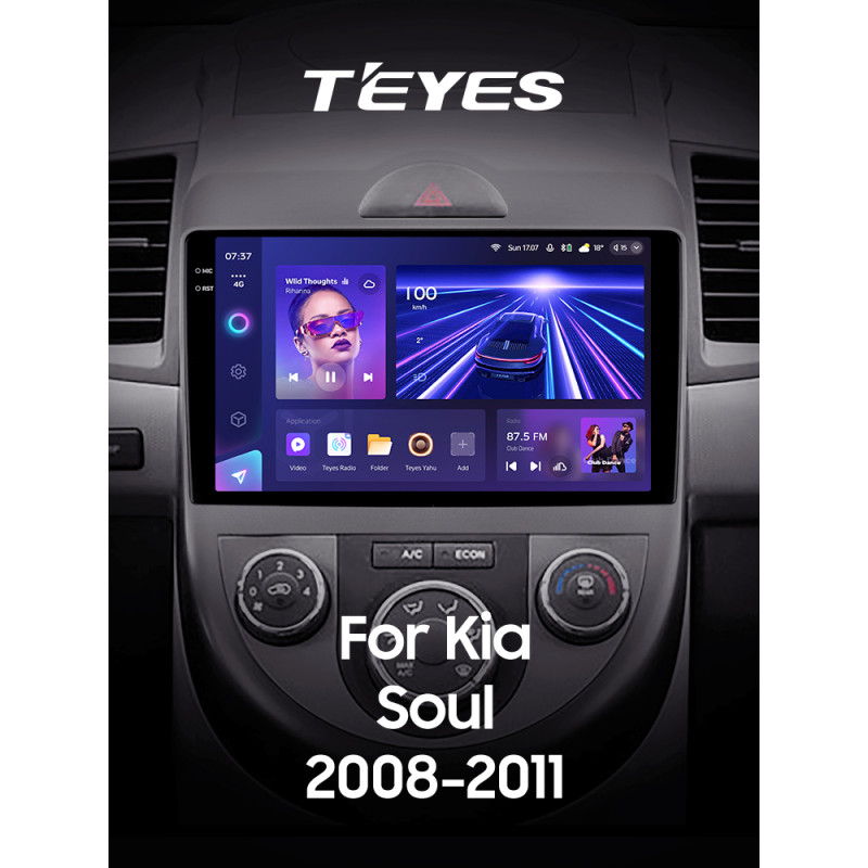 Štátní magnetofon Teyes CC3 4+64 GB pro Kia Soul 1 (2008–2014), 9