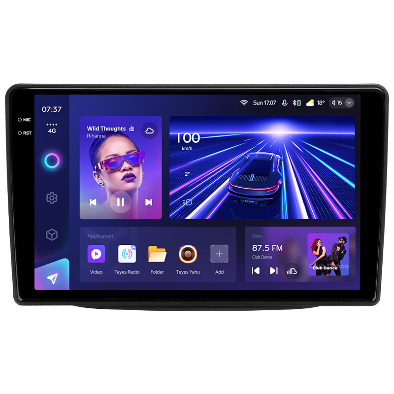 Android head unit Teyes CC3 6+128 Gb with 360° surround view° Kia Sorento 2 II XM 2012 - 2021 (F1) 9" 2k