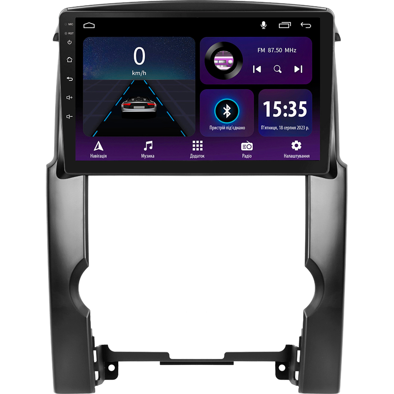 Android head unit SIGMA E10232 ANDROID 10 2+32 Gb Kia Sorento 2 XM 2009-2012 (A) 10"