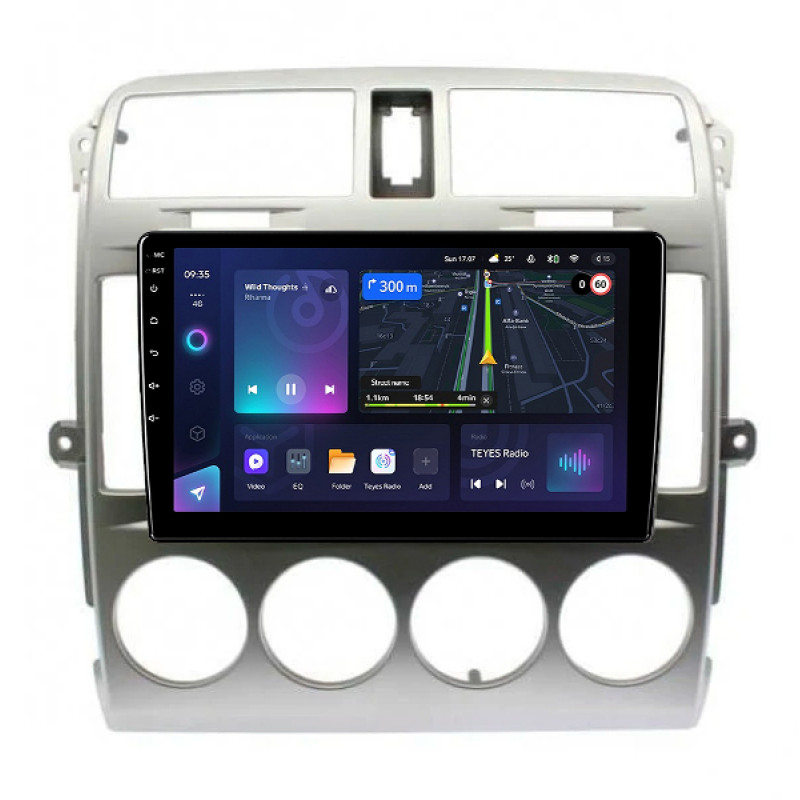 Android head unit Teyes CC3L 4+32 Gb Kia CARNIVAL 2002-2008 Sliver 9"