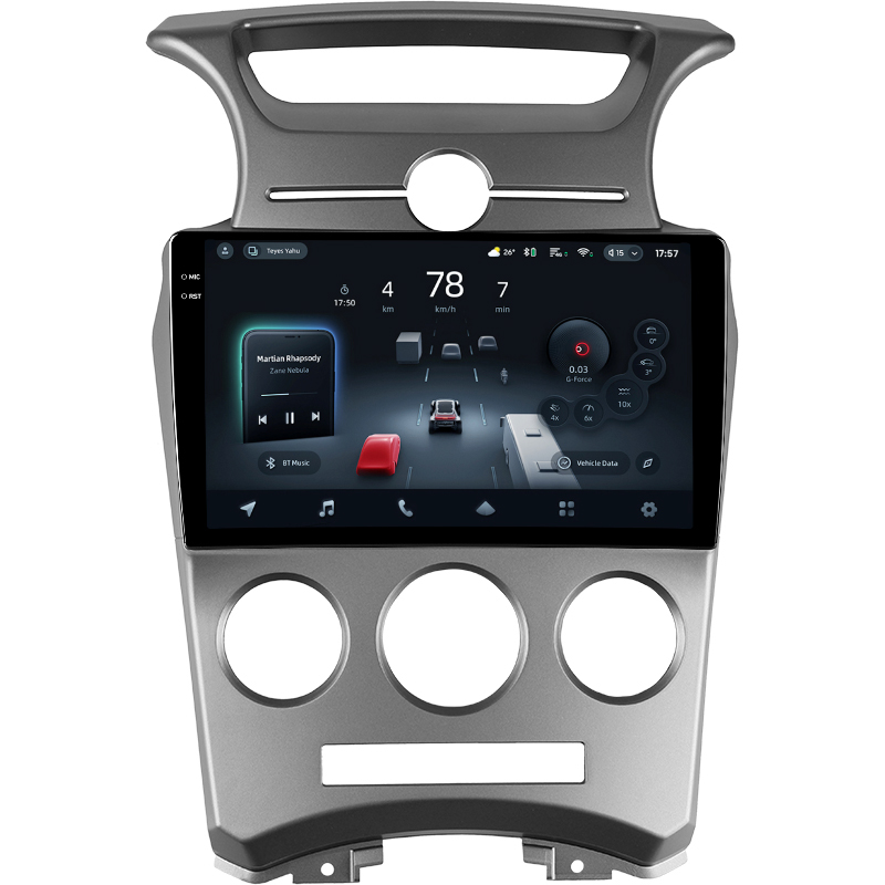 Android head unit Teyes CC4 Pro 12+256 Gb Kia Carens UN 2006-2012 (F1) 9" 2k