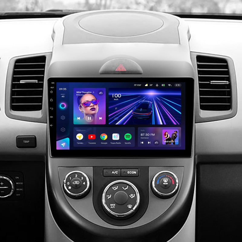 Android head unit Teyes CC3 4+32 Gb Kia Soul 1 2008 - 2014 9"