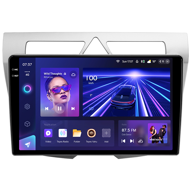 Android head unit Teyes CC3 4+32 Gb Kia Morning picanto 2007-2011 9" 2k