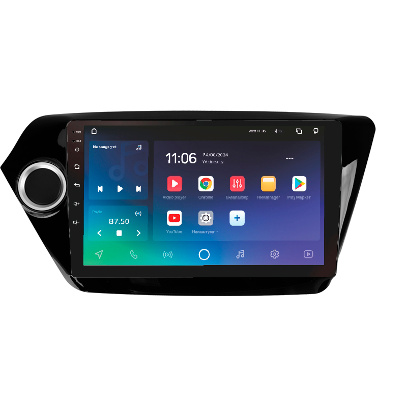 Android head unit SIGMA X9432 ANDROID 10 4+32 Gb 4G DSP Kia RIO 3 2011-2017 9"