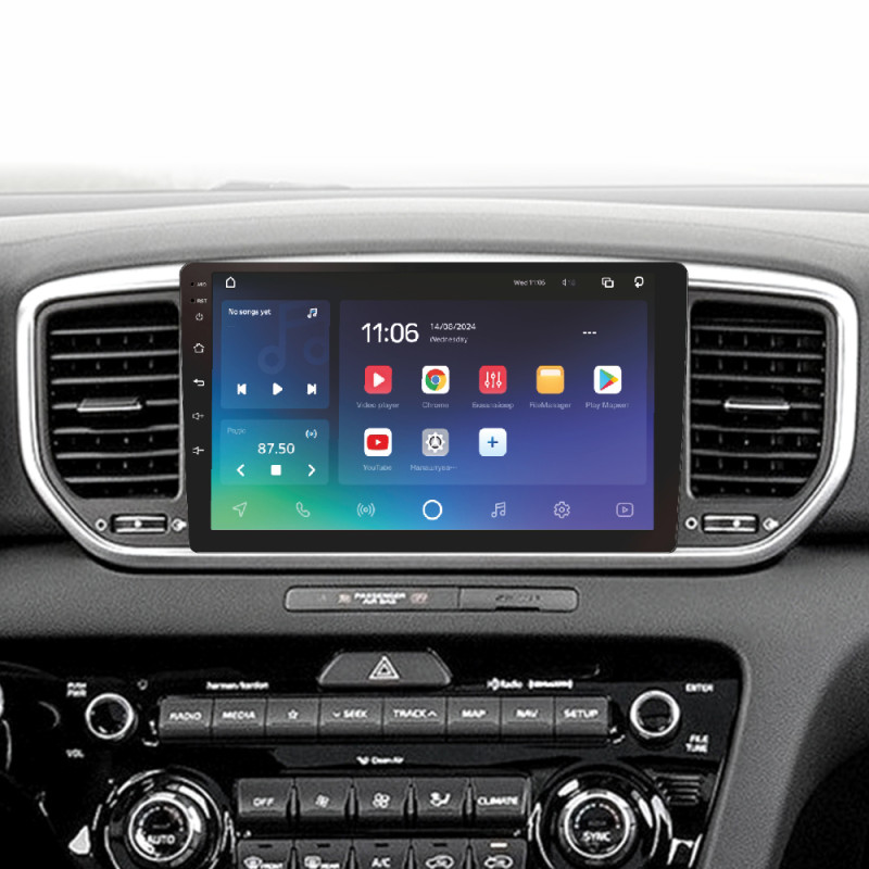 Android head unit SIGMA X9464 ANDROID 10 4+64 Gb 4G DSP Kia Sportage 4 QL 2018-2022 (B) 9"