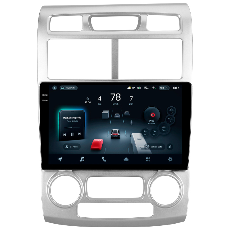 Android head unit Teyes CC4 Pro 8+128 Gb Kia Sportage 2 2004-2010 9" 2k