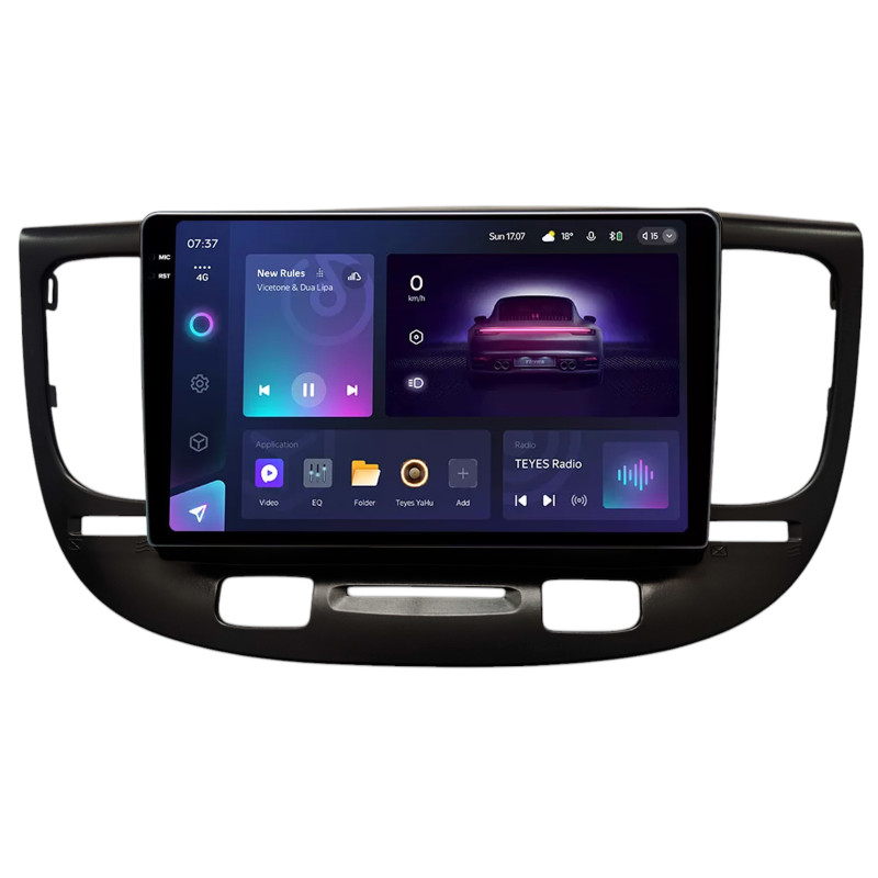 Android head unit Teyes CC3 4+32 Gb Kia RIO 2005-2007 B-MOD 9" 2k