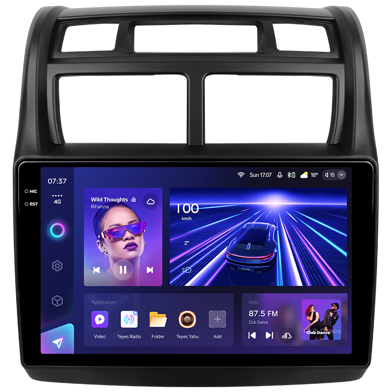 Oryginalna magnetofon Teyes CC3 6+128 GB z panoramicznym wyświetlaczem 360° do Kia Sportage 2 (2007–2009), 9