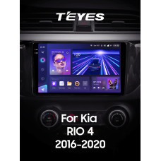 Android head unit Teyes CC3 6+128 Gb Kia RIO 4 2016-2020 (A) 9" 2k