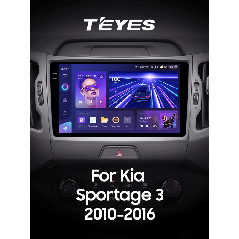 Štátní magnetofon Teyes CC3 4+64 GB pro Kia Sportage 3 SL (2010–2016) (B), 9