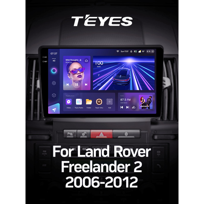 Android head unit Teyes CC3 4+32 Gb Land Rover Freelander 2 2006-2012 9" 2k (L1)