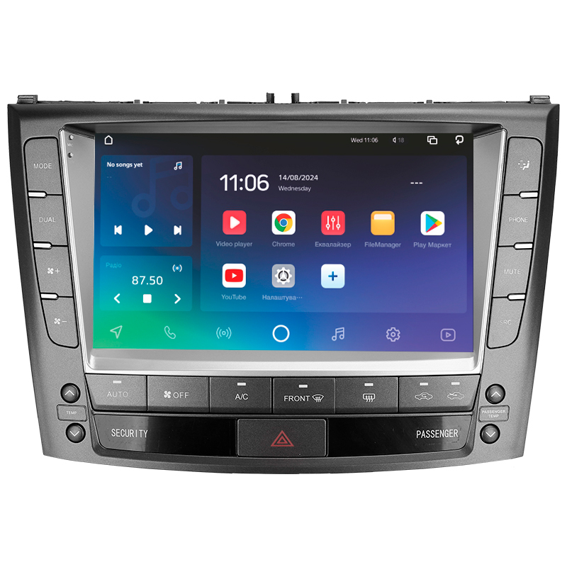 Autoradio Sigma X9464 ANDROID 10 4+64 GB 4G DSP Lexus IS250 (XE20, Hm) 2005–2013 (A) 9