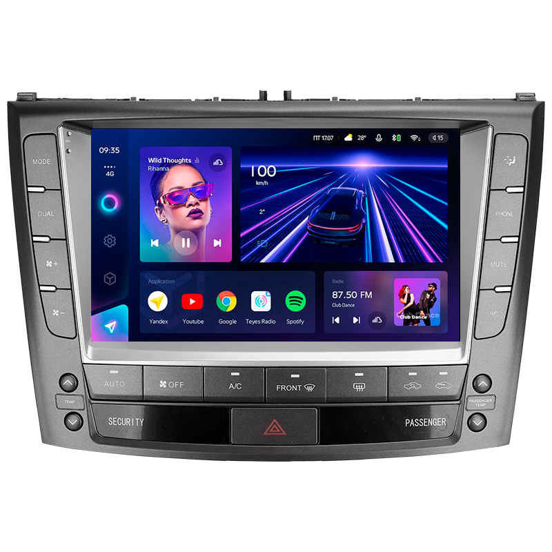 Android head unit Teyes CC3 4+32 Gb Lexus IS250 XE20 (Hm) 2005-2013 (A) 9" (L3)