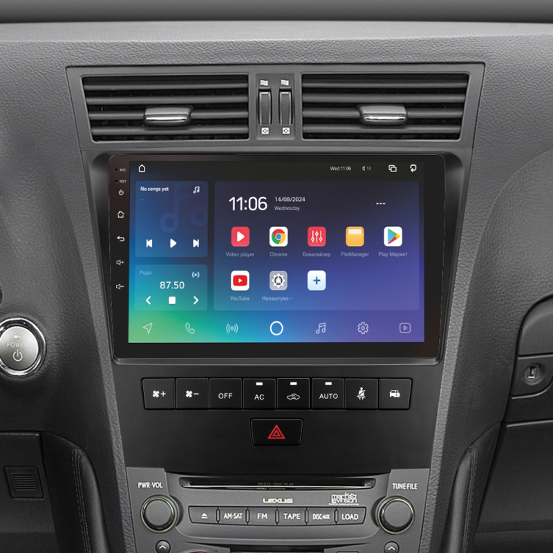 Android head unit SIGMA PRO 9432 ANDROID 10 4+32 Gb 4G DSP Lexus GS300 S190 GS350 GS400 GS430 GS450h GS460 GS 300 III 3 350 400 430 450h 460 04-11 9"L3