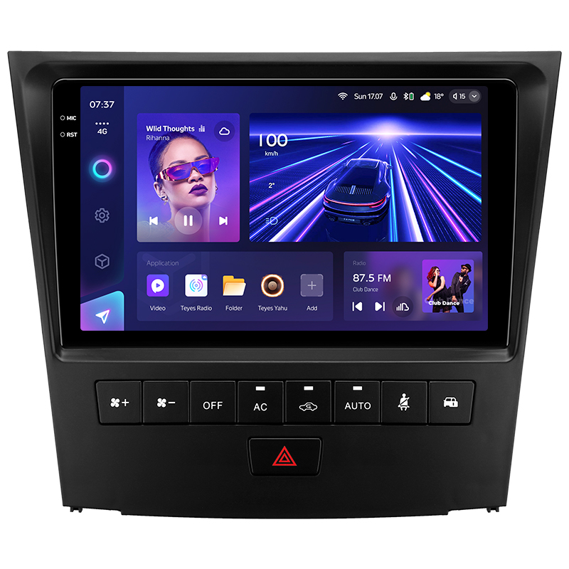 Android head unit Teyes CC3 4+32 Gb Lexus GS300 S190 GS350 GS400 GS430 GS450h GS460 GS 300 III 3 350 400 430 450h 460 2004-2011 9" 2k (L3)