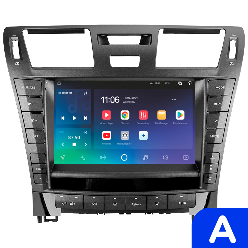 Stereo radiomagnetofon SIGMA PRO 9432 ANDROID 10 4+32 GB 4G DSP Lexus LS 460, LS 600H, XF 40, 4L V 2006–2012 (A) 9