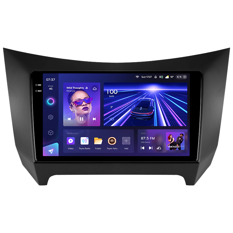 Android head unit Teyes CC3 4+32 Gb Lifan Smily 320 2008-2015 9" 2k