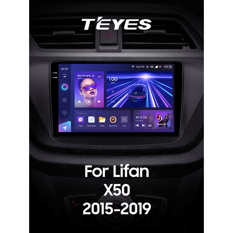 Android head unit Teyes CC3 4+64 Gb Lifan X50 2015-2019 9" 2k