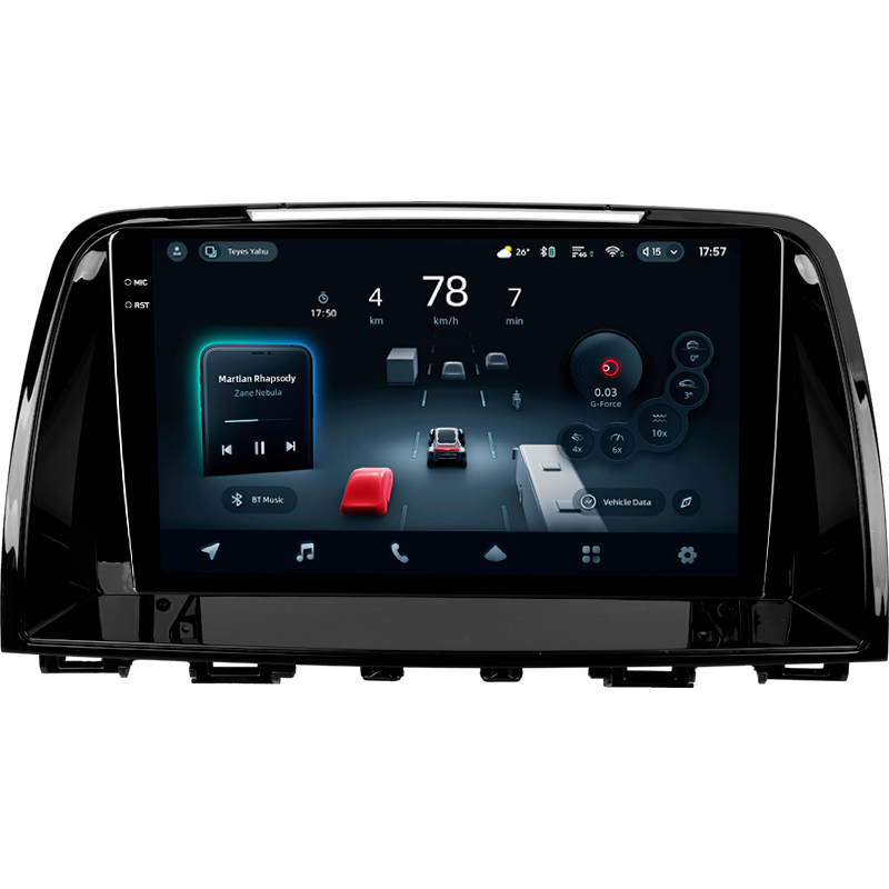 Android head unit Teyes CC4 Pro 12+256 Gb Mazda 6 Atenza 3 GJ 2012-2015 (B) 9" 2k