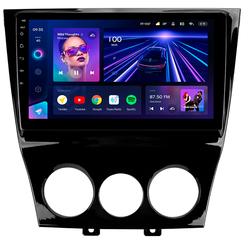 Estéreo de fábrica Teyes CC3 4 + 32 GB para Mazda RX-8 SE (2009-2011), pantalla de 9